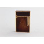 Vintage S.T DUPONT Gold Plate & Brown Lacquer Cigarette LIGHTER BQLJB32 (100g) UNTESTED In