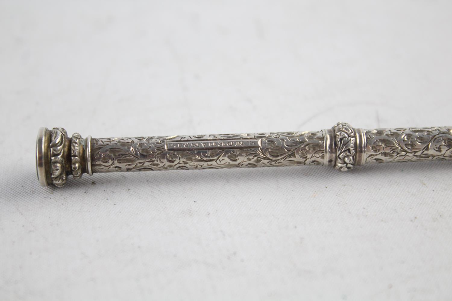 Antique / Vintage .925 STERLING SILVER S.Mordan & Co Propelling Pencil (15g), UNTESTED In - Image 4 of 5