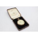 Vintage Gents Waltham Rolled Gold Open Face POCKET WATCH WORKING (100g) Vintage Gents Waltham Rolled