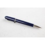 ALFRED DUNHILL Navy Lacquer Ballpoint Pen / Biro WRITING, In previously owned condition signs of use