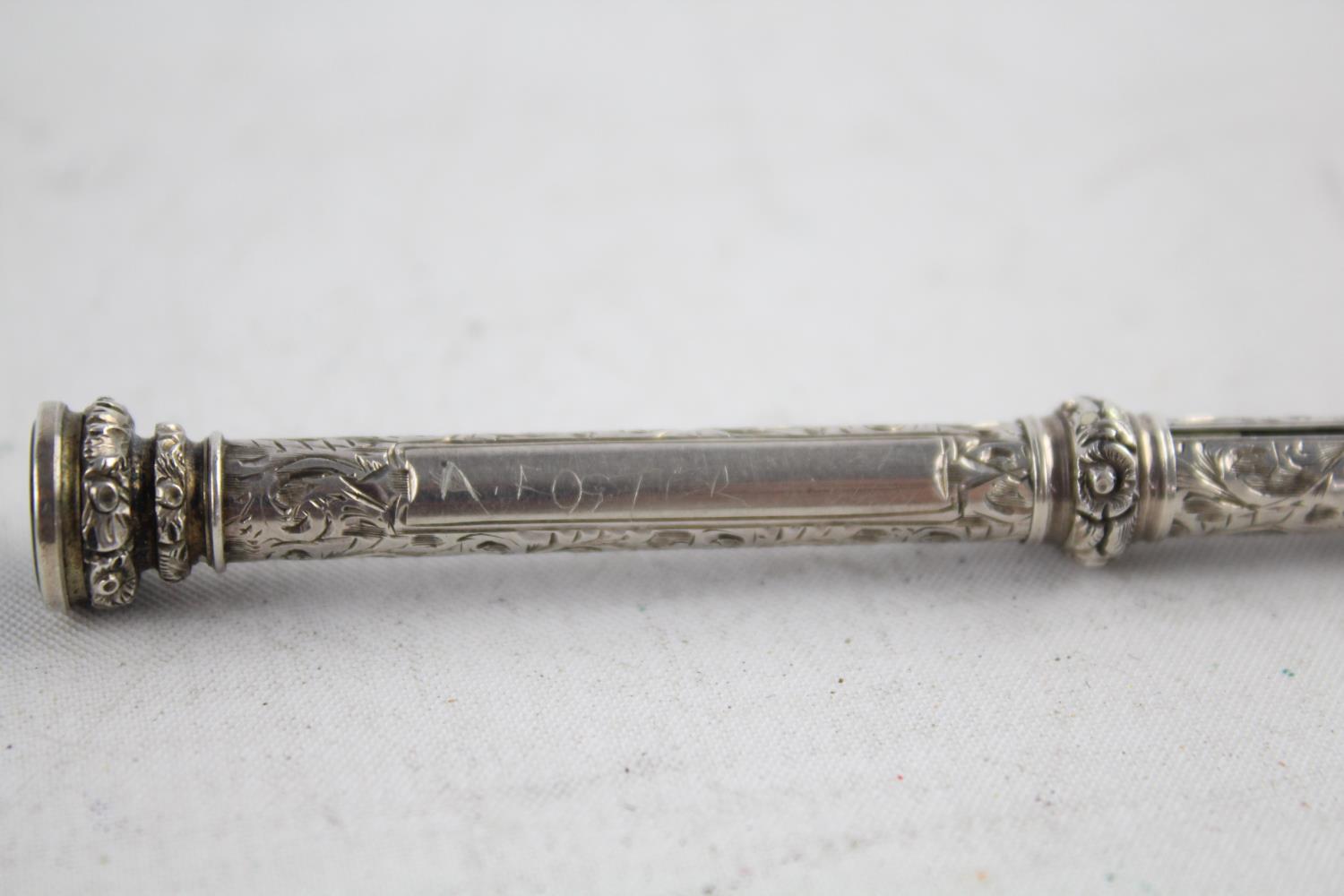 Antique / Vintage .925 STERLING SILVER S.Mordan & Co Propelling Pencil (15g), UNTESTED In - Image 3 of 5