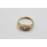 18ct gold antique old cut diamond ring w/ Birmingham 1919 hallmarks (2.7g) Size K