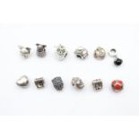 12 X Sterling Silver Pandora Charms (43g)