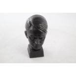 Vintage Heavy Cast Bronze Bust of Adolf Hitler (2298g) Height - In vintage condition Signs of