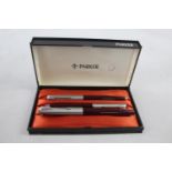 Vintage PARKER 51 Burgundy FOUNTAIN PEN w/ Ballpoint, Pencil, Box Etc Vintage PARKER 51 Burgundy