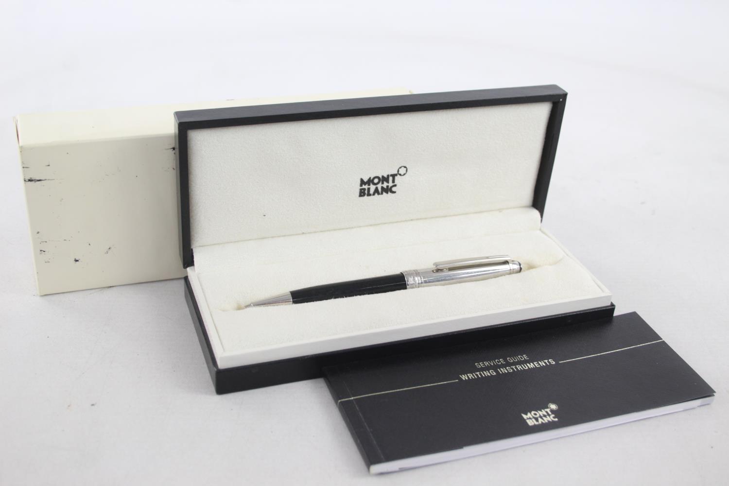 MONTBLANC Meisterstuck Black Mechanical PENCIL w/ Original Box UNTESTED BX1534993 In previously