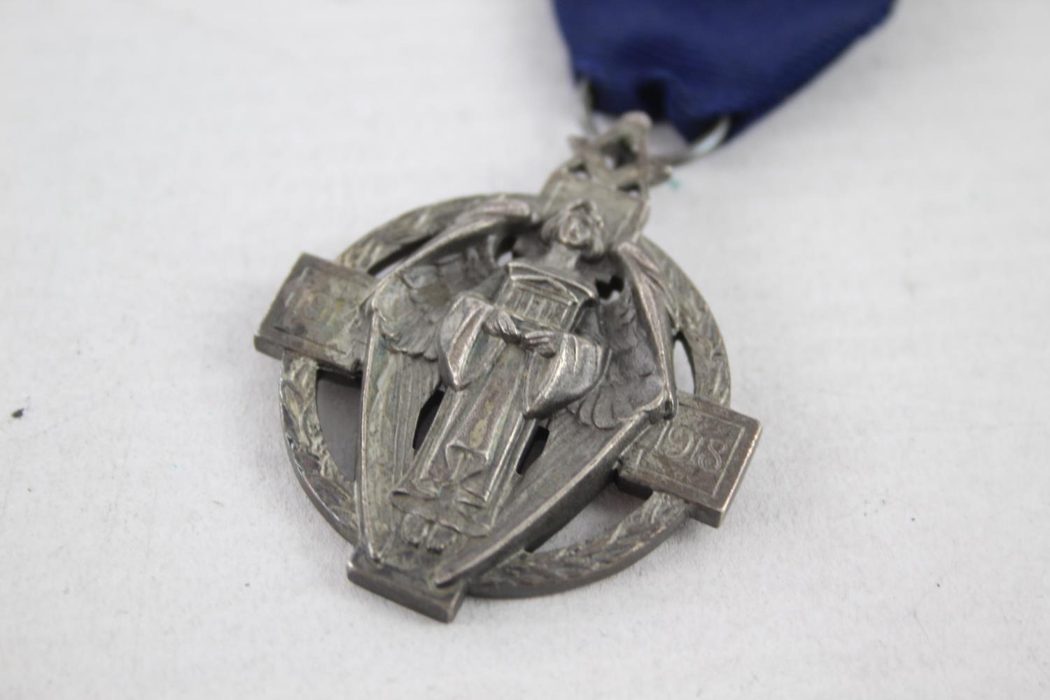 2 x Vintage Hallmarked .925 STERLING SILVER Masonic Jewels / Medals (75g) Inc Hospital Jewel, - Bild 3 aus 5