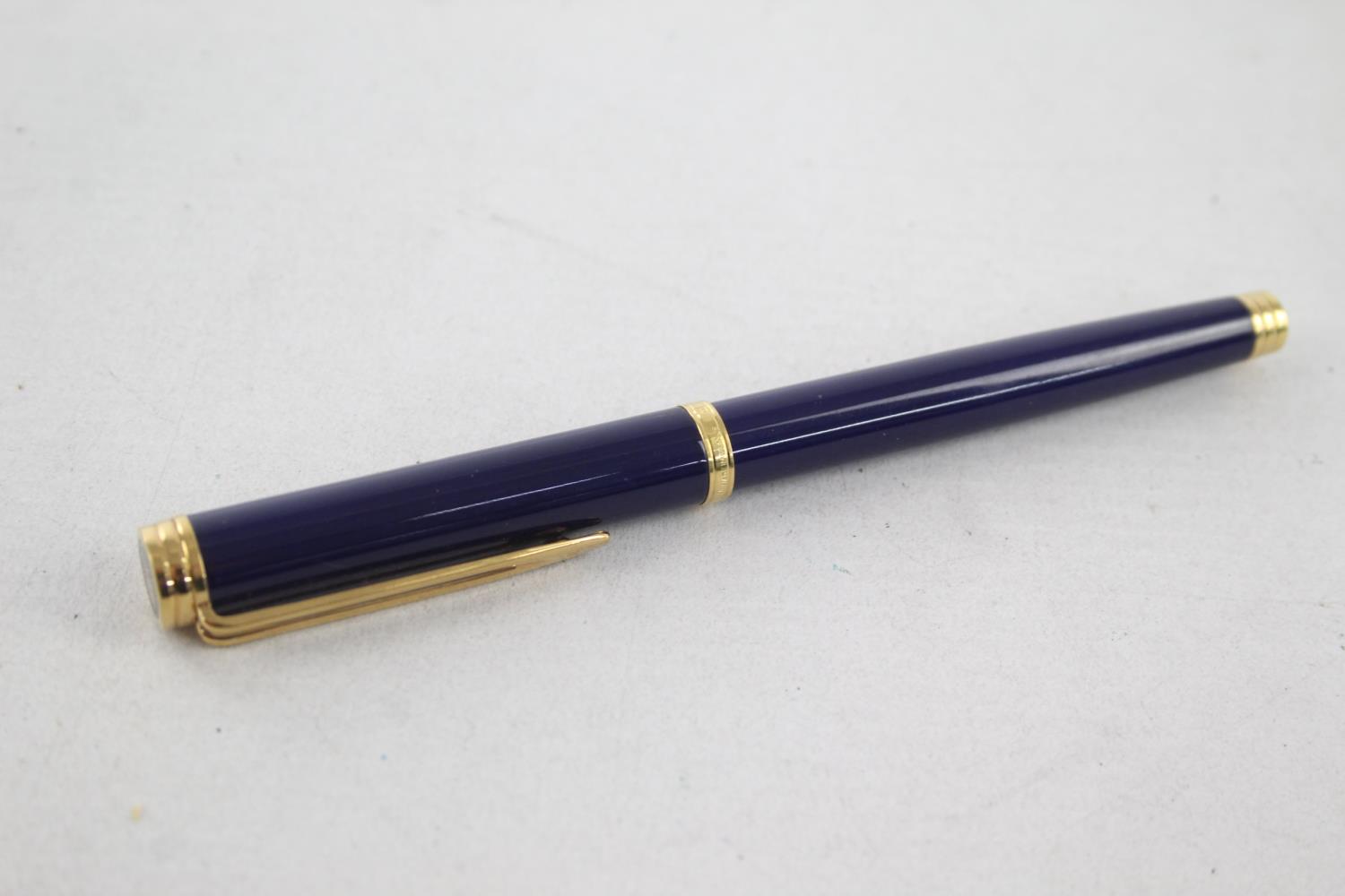 Vintage WATERMAN Le Man 100 Opera Blue FOUNTAIN PEN w/ 18ct Gold Nib WRITING Vintage WATERMAN Le Man - Image 6 of 6