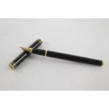 Vintage WATERMAN Exclusive Black FOUNTAIN PEN w/ 18ct Gold Nib WRITING Vintage WATERMAN Exclusive