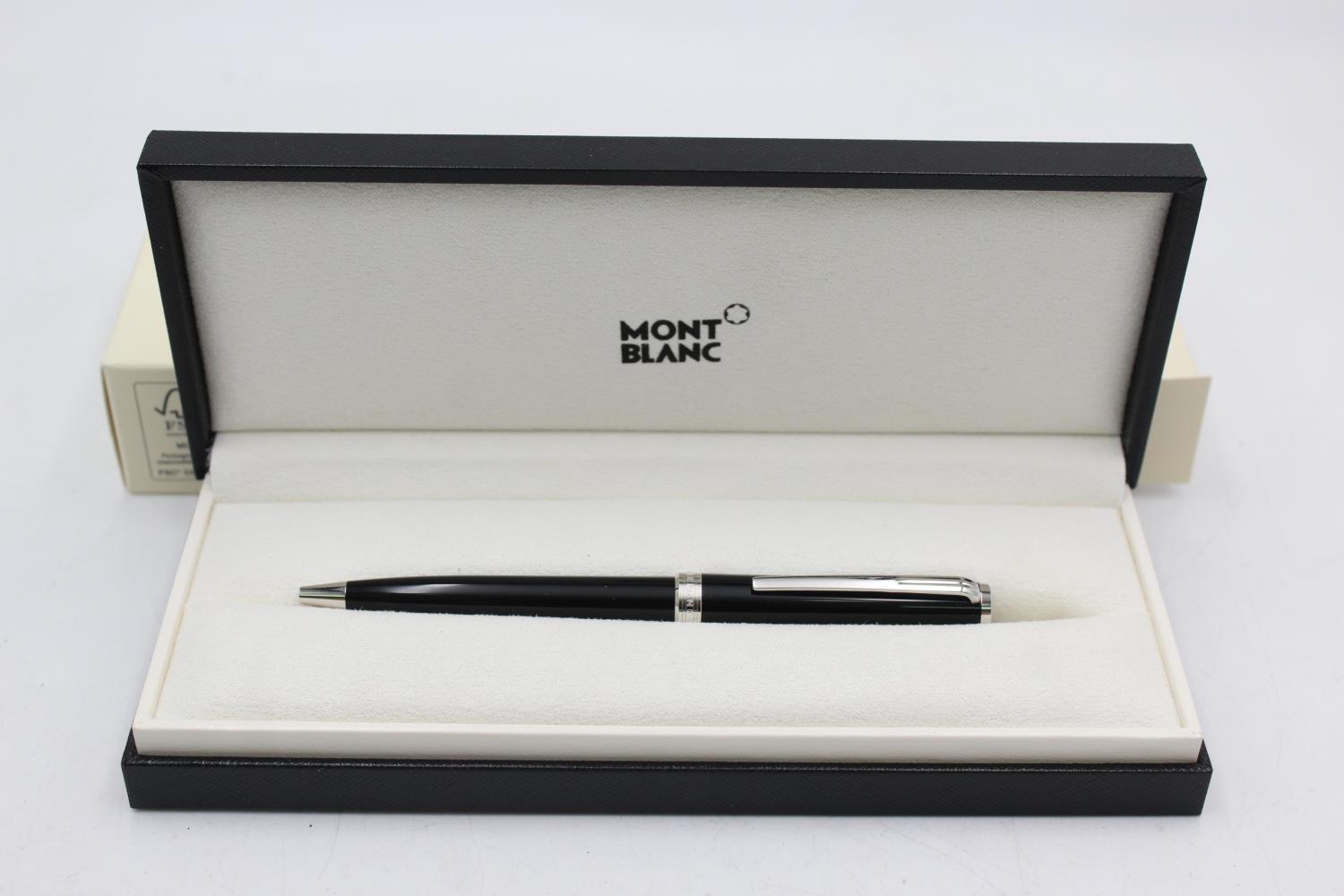 MONTBLANC Pix Black Resin Ballpoint Pen / Biro WRITING w/ Original Box MONTBLANC Pix Black Resin