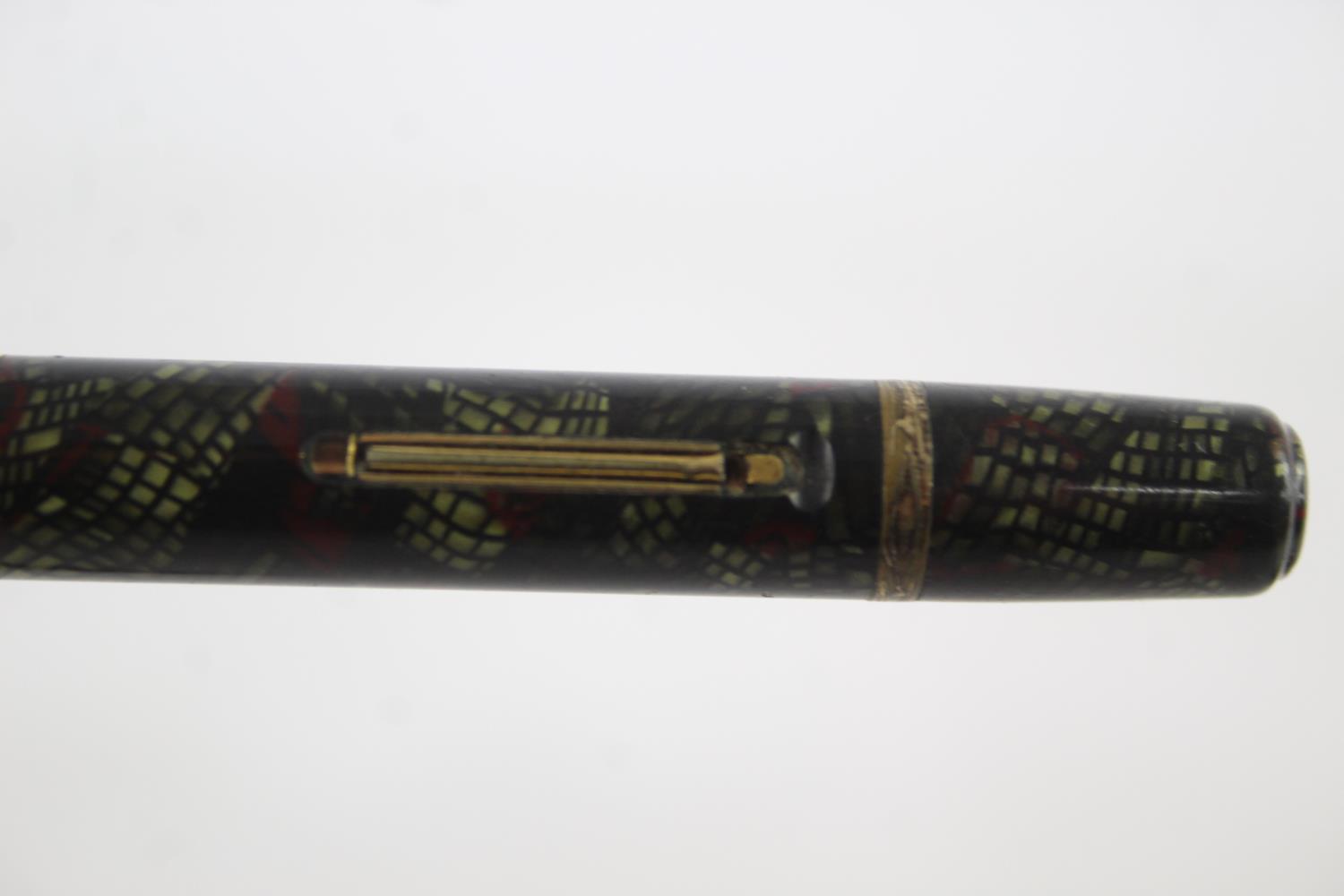 Vintage WATERMAN Ideal Brown FOUNTAIN PEN w/ 14ct Gold Nib, Pencil, Box Etc Vintage WATERMAN Ideal - Image 5 of 8