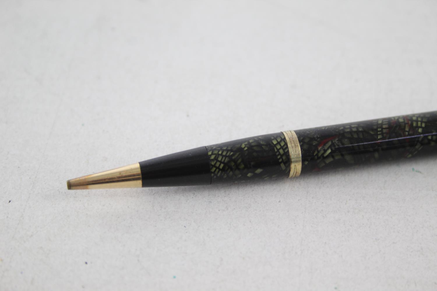 Vintage WATERMAN Ideal Brown FOUNTAIN PEN w/ 14ct Gold Nib, Pencil, Box Etc Vintage WATERMAN Ideal - Image 7 of 8