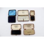 5 X Antique Jewellery Boxes (152g)