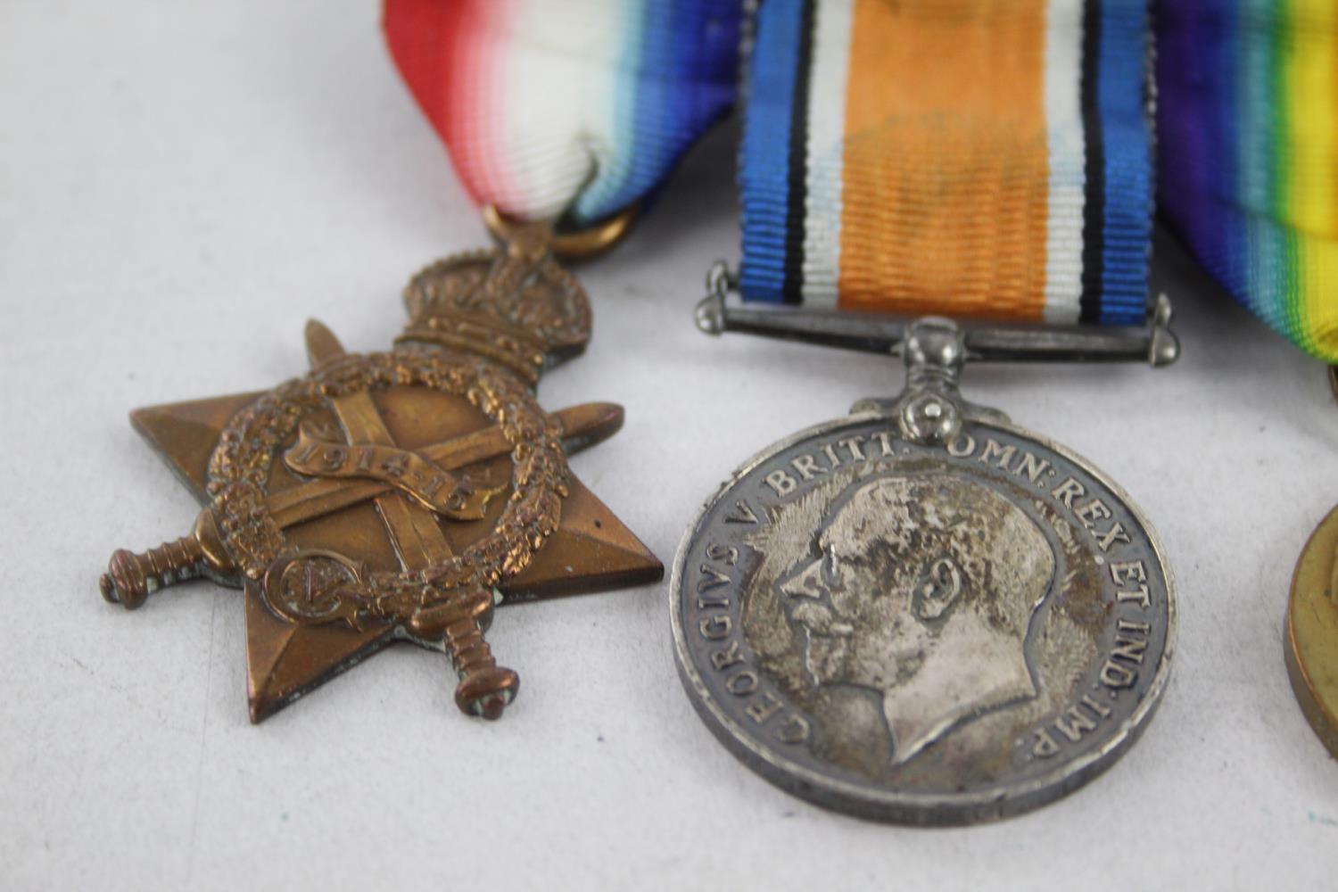 WW1 Mounted Medal Trio 1914-15 Star To 2332 PTE SJT H. Bradsell Lancashire Fusiliers - Image 2 of 7