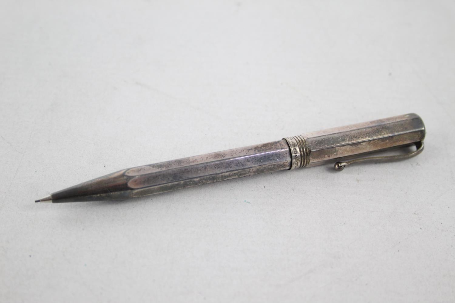 Stamped .925 STERLING SILVER Montegrappa Mechanical Pencil WRITING (35g) In previously owned