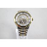 Gents BULOVA Mechanical Two Tone Stainless Steel WRISTWATCH Automatic WORKING Gents BULOVA