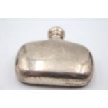 Antique Hallmarked 1896 Chester STERLING SILVER Small Pocket Hip Flask (47g) Maker - William Neale