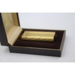 DUNHILL Gold Plated Cigarette LIGHTER Boxed - C95116 (76g) UNTESTED In previously owned condition