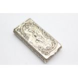 Antique / Vintage .800 Continental SILVER Ornate Snuff Box (53g) XRF TESTED FOR PURITY