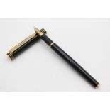 Vintage WATERMAN Exclusive Black Lacquer FOUNTAIN PEN w/ 18ct Gold Nib WRITING Vintage WATERMAN Exc