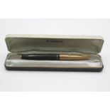 Vintage PARKER 61 Grey FOUNTAIN PEN w/ Rolled Gold Cap WRITING Boxed Vintage PARKER 61 Grey FOUNTAI