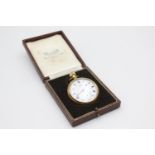 Vintage Gents VERTEX REVUE Rolled Gold POCKET WATCH Hand-Wind WORKING Boxed 97g Vintage Gents VERTE