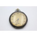 Vintage Gents ORTA 800 SILVER Cased Open Face POCKET WATCH Hand-Wind WORKING 63g Vintage Gents 'ORT