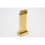 DUNHILL Gold Plated 'Tallboy' Lift Arm Cigarette LIGHTER - 166316 (211g) UNTESTED Height - 10.5cm