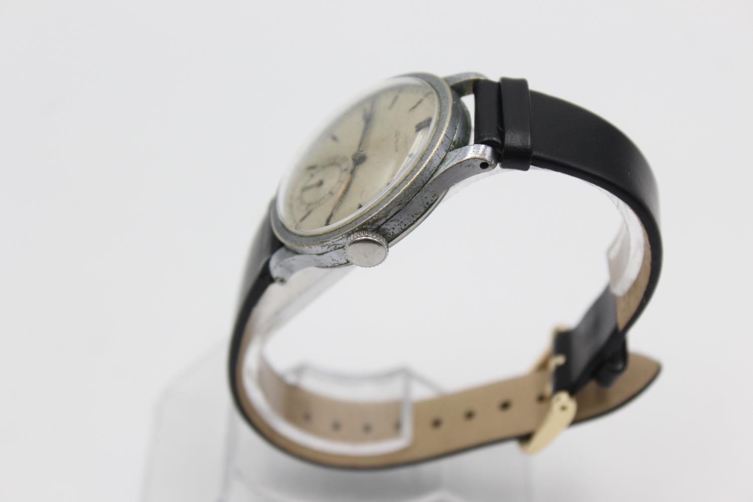 Vintage Gents ZENITH Military Style WRISTWATCH Hand-Wind WORKING Vintage Gents ZENITH Military Sty - Image 3 of 4