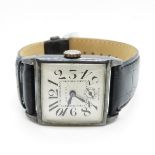 Vintage Gents Dunhill .925 Silver Wristwatch Handwind WORKING (33g) Vintage Gents Dunhill .925 Si