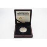 2014 FIRST WORLD WAR CENTENARY .925 Sterling Silver Proof Coin w/ CoA, Box (28g) Please see ALL