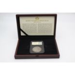 1887 Queen Victoria Jubilee Head SILVER CROWN Coin in Presentation Box (28g) Please see ALL photos