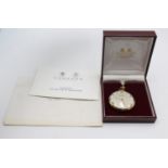 Vintage Gents GARRARD 9ct Gold Cased POCKET WATCH Hand-Wind WORKING Boxed Vintage Gents GARRARD