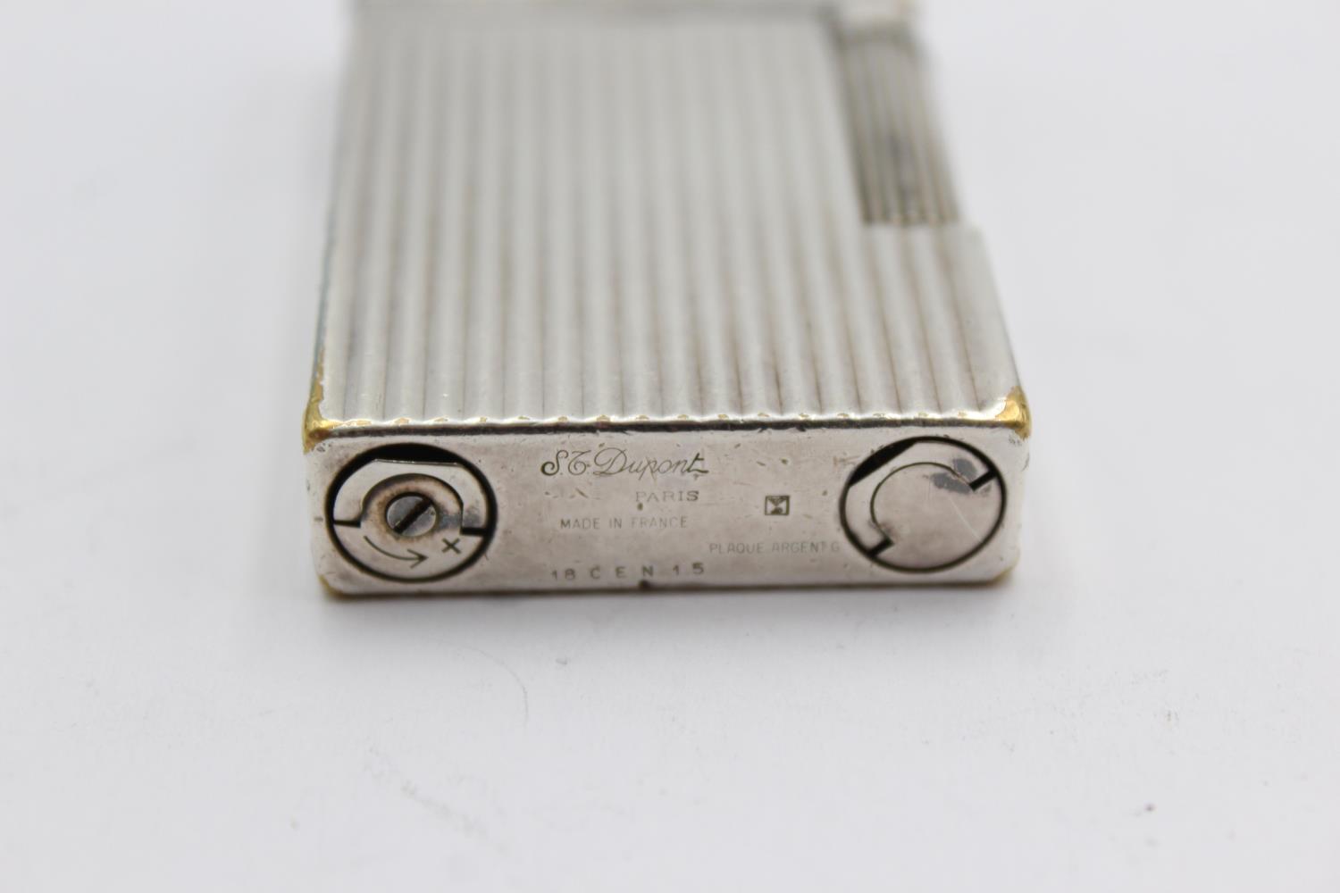 S.T DUPONT Paris Silver Plated Cigarette LIGHTER - 18CEN15 (111g) UNTESTED In previously owned - Image 4 of 4