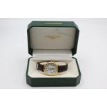 Gents LONGINES CHARLESTON Gold Tone WRISTWATCH Quartz WORKING Boxed Gents LONGINES CHARLESTON Gold