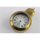 RARE Antique Gents Coastguards 925 SILVER Fusee POCKET WATCH Key-Wind WORKING RARE Antique Gents