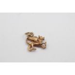 9ct gold Welsh dragon charm (1g)