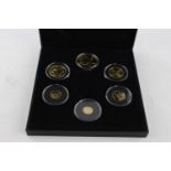 1936 Boxed COMMEMORATIVE COIN SET w/ Repro Edward VIII Pattern Gold Plated Coins Please see ALL