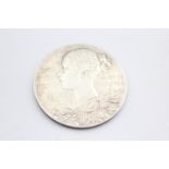 1897 Large Sterling Silver Queen Victoria DIAMOND JUBILEE MEDAL MEDALLION (84g) In sterling silver
