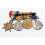 WW1 Mounted Navy Long Service Group Inc Named Inc Pair To K.20128 E.Womach STO.I.R.N (L.S.G.C