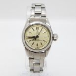 Tudor Oyster Royal by Rolex. Ladies Vintage s/steel w/watch. Hand wind. Working. Rare original