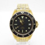 TAG HEUER 1000 Professional 200m gent's vintage gold plated diver's watch quartz battery powered