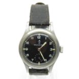 Record WWW W10 rare dial gent's Military issue watch circa 1950's hand wind working - this tritium