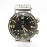 Rare LIP Nortic Calenderir Compressor case gent's vintage diver's watch rare automatic version