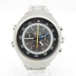 Rare OMEGA Flightmaster ref 145.026 gent's vintage 1970's chronograph wristwatch hand wind
