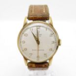 Gent's vintage Tudor Royale 9ct gold 1950's wristwatch hand wind working Tudor signed dial and