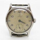 Omega Gents Vintage W/watch head. Hand wind. Spares and Repairs. Requires attention. Case Ref no