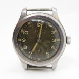 CYMA WWW Dirty Dozen gent's vintage WWII era military issue wristwatch hand wind working case back
