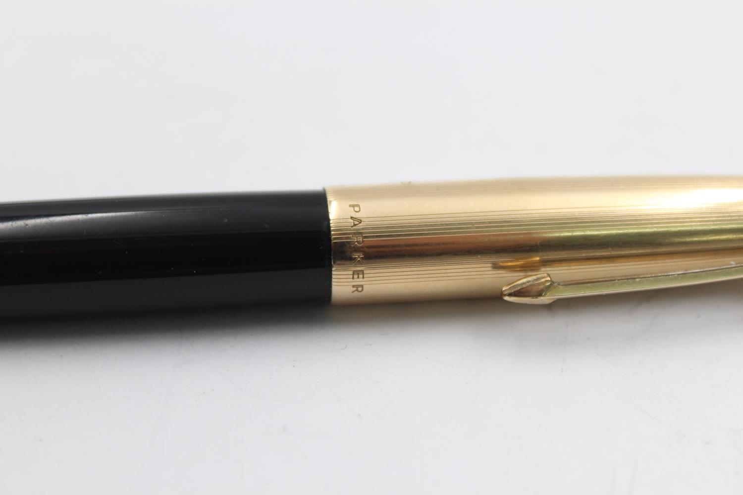 Vintage PARKER 51 Black FOUNTAIN PEN w/ Rolled Gold Cap WRITING Vintage PARKER 51 Black FOUNTAIN PEN - Bild 8 aus 8