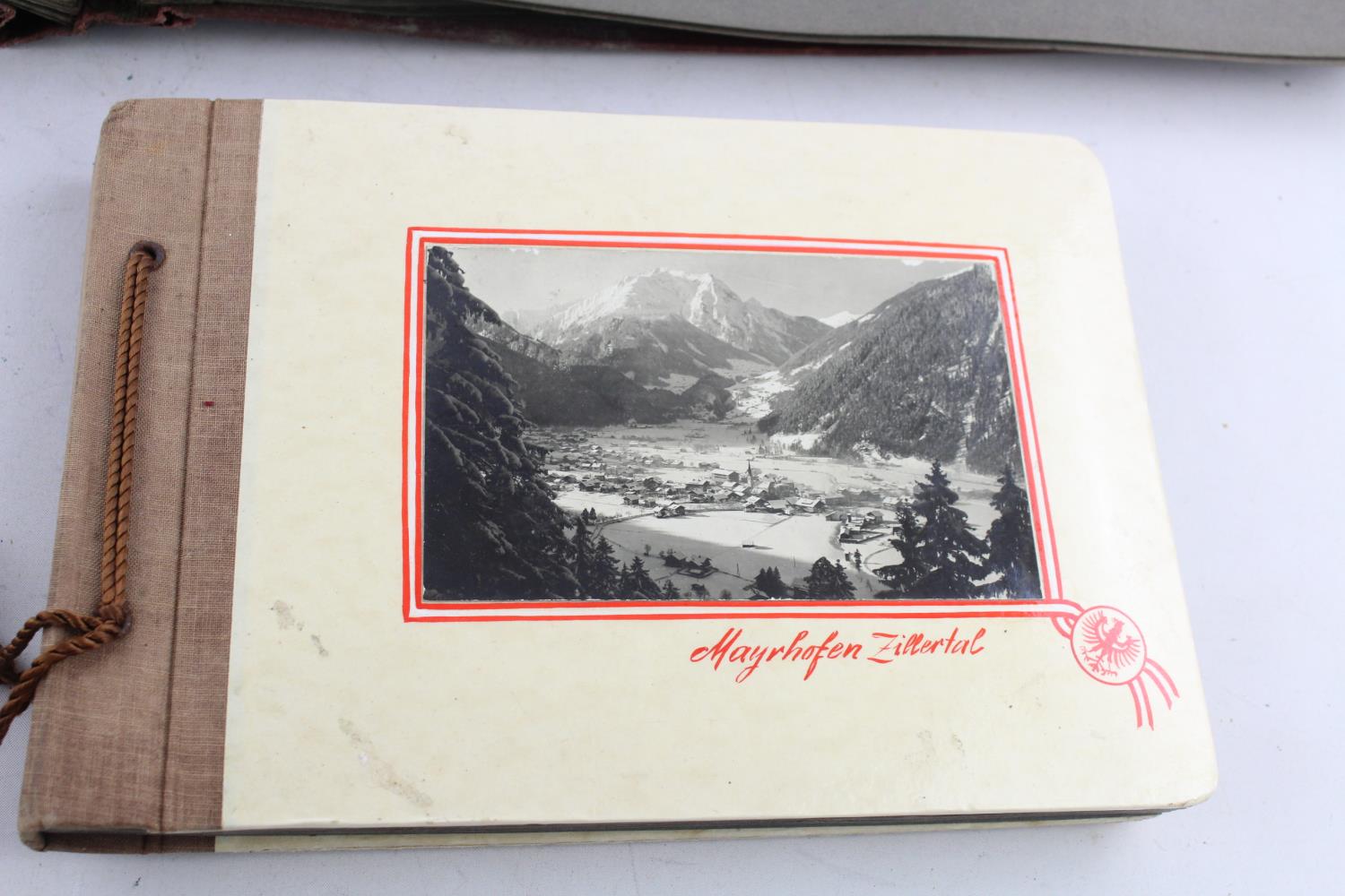 2 x Vintage PHOTO ALBUMS c. 1940s - 1950s Inc Alpine Germany, Travel In Thailand Dimensions: - Image 2 of 7